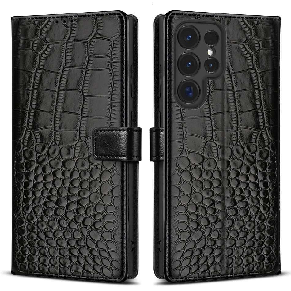 Flip leather wallet case for Samsung Galaxy S25 Ultra S24 S24FE 5G S23 FE S22 Plus S 25 24 S22Ultra S23Ultra S24Ultra S25Ultra