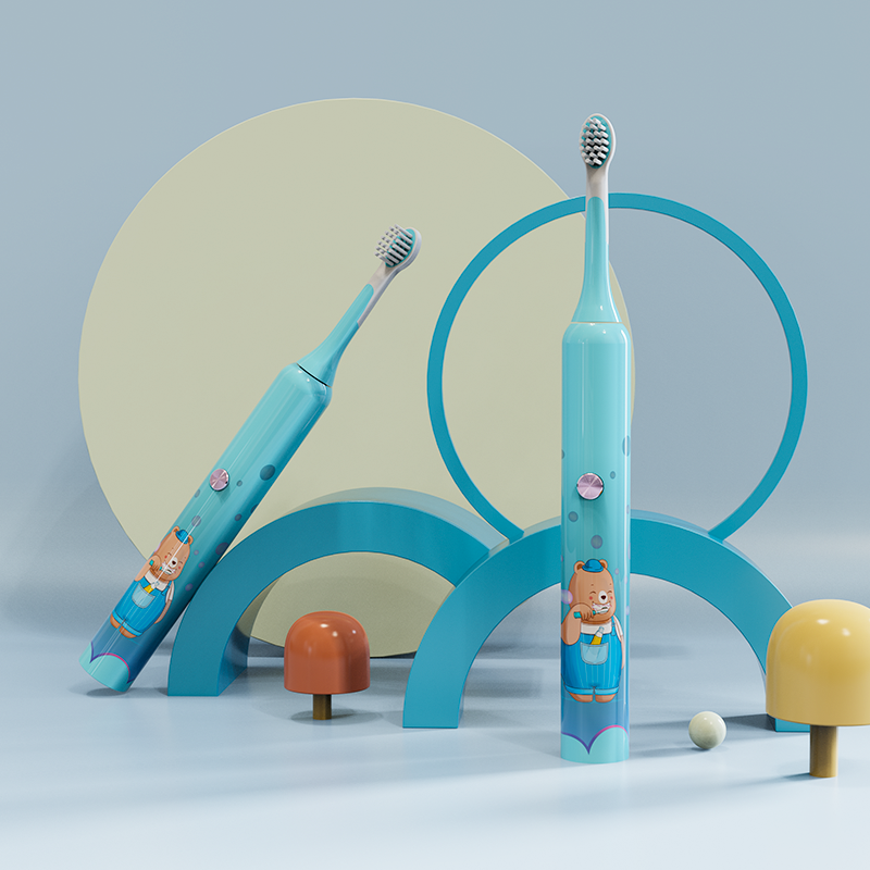 Source Factory Smart Toothbrush Cute Bear Waterproof Children Household Electrical Toothbrush Family Toothbrush