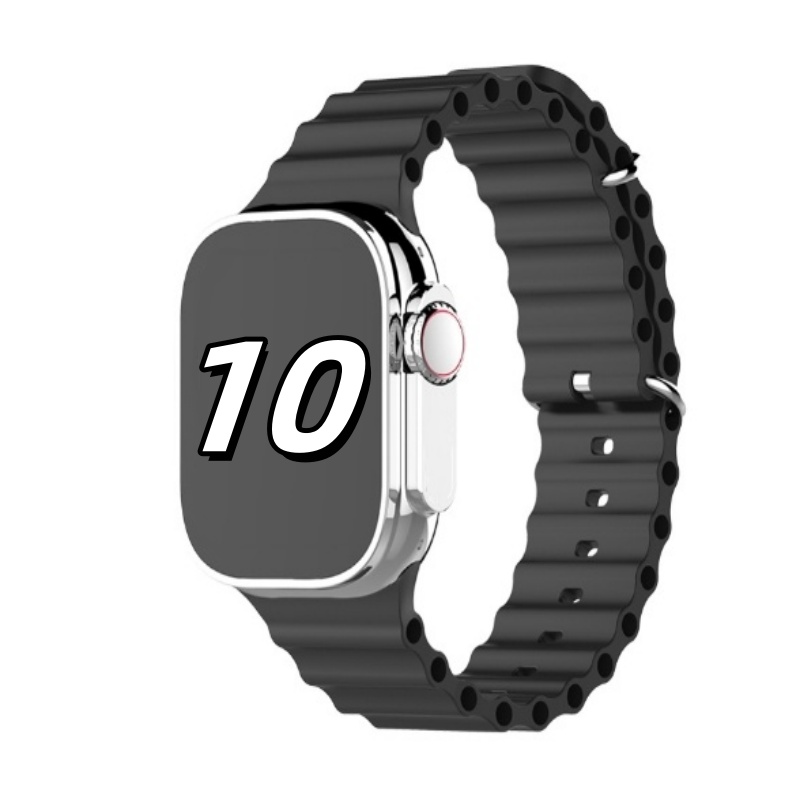 IWO 10 series smart sports watch | Bluetooth wireless charging connection, unisex, upgraded sports mode, all-weather health tracking