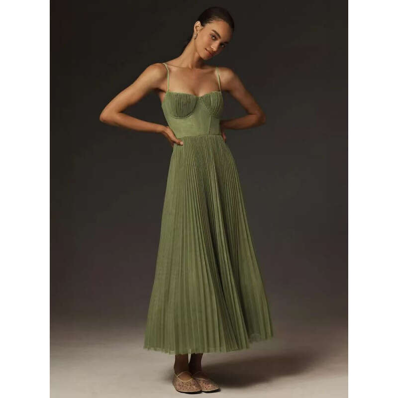 designer dress evening gown new style sexy camisole backless long skirt sleeveless deep v slim bridesmaid dress for women dresses for woman