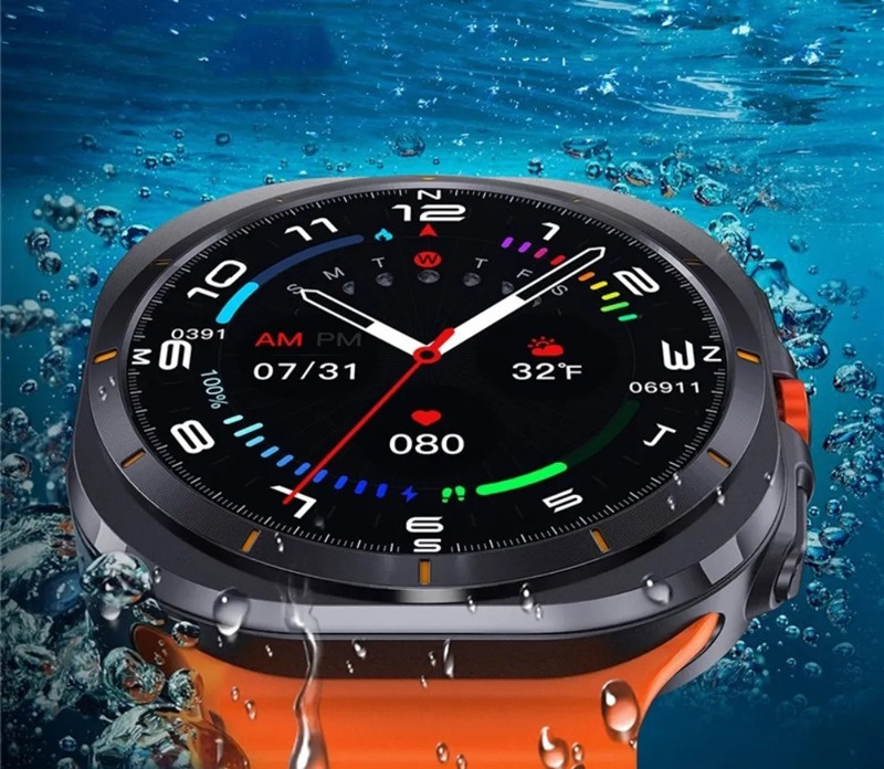 New WATCH ULTRA Smart Watch Heart Rate Blood Oxygen Monitoring Compass AI Voice Recording TWS connection free shipping