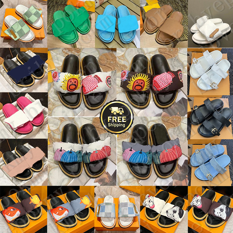 Designer sandals clogs heels slippers slides clog shoes for mens famous womens sandal flats mules sandale Flip Flops fashion