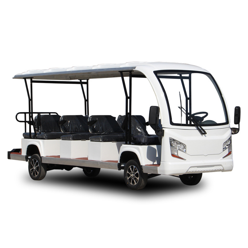 Electric sightseeing car, tourist attraction sales office, viewing car, four-wheel hotel reception, factory property, shuttle bus