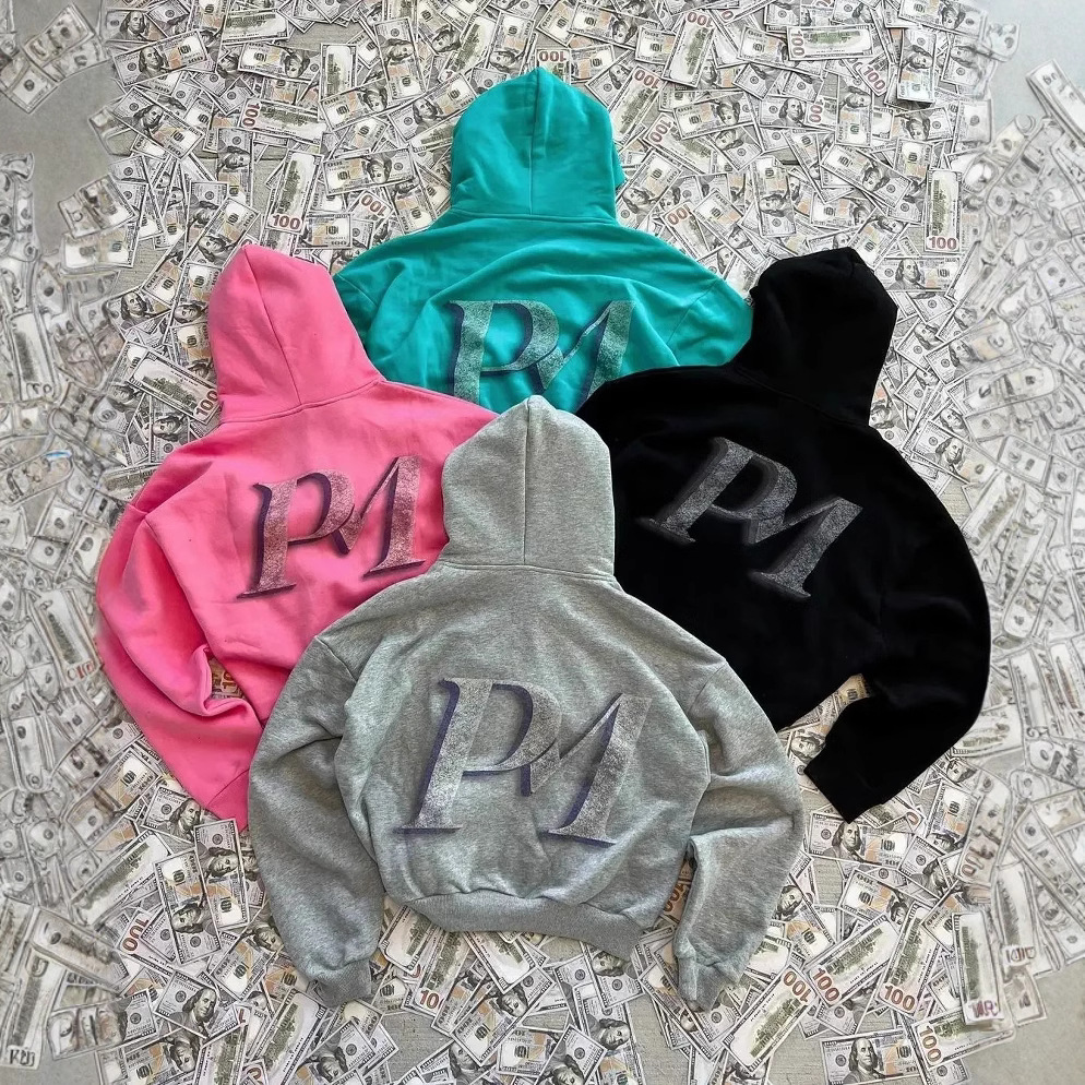 Men's Hoodies Zip Up Hoodie Men Women Harajuku Hip Hop Fashion Patch Embroidery Oversized Loose Casual Jacket Streetwear