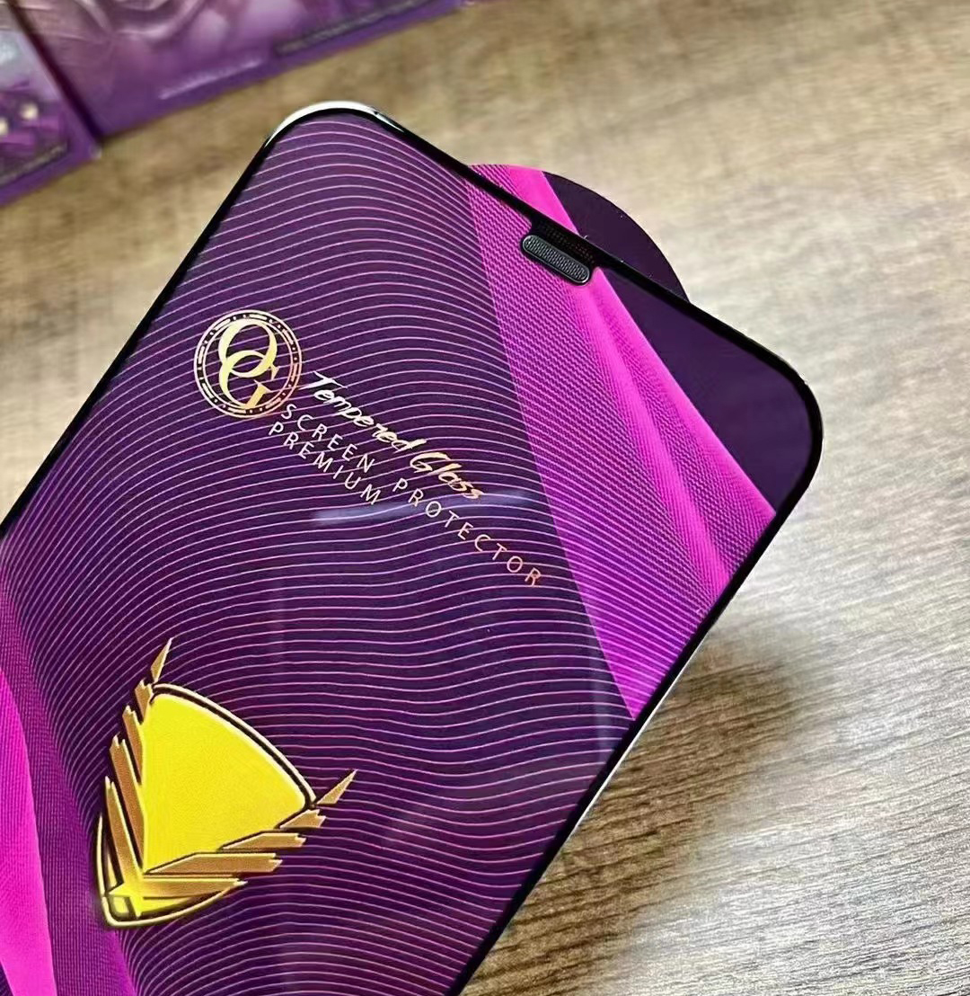 OG Golden Armor tempered glass Screen Protectors 9H Premium Full Glue Coverage for iPhone 16 16E 15 14 13 12 11 PRO MAX XR XS Samsung A56 A55 A36 A35 