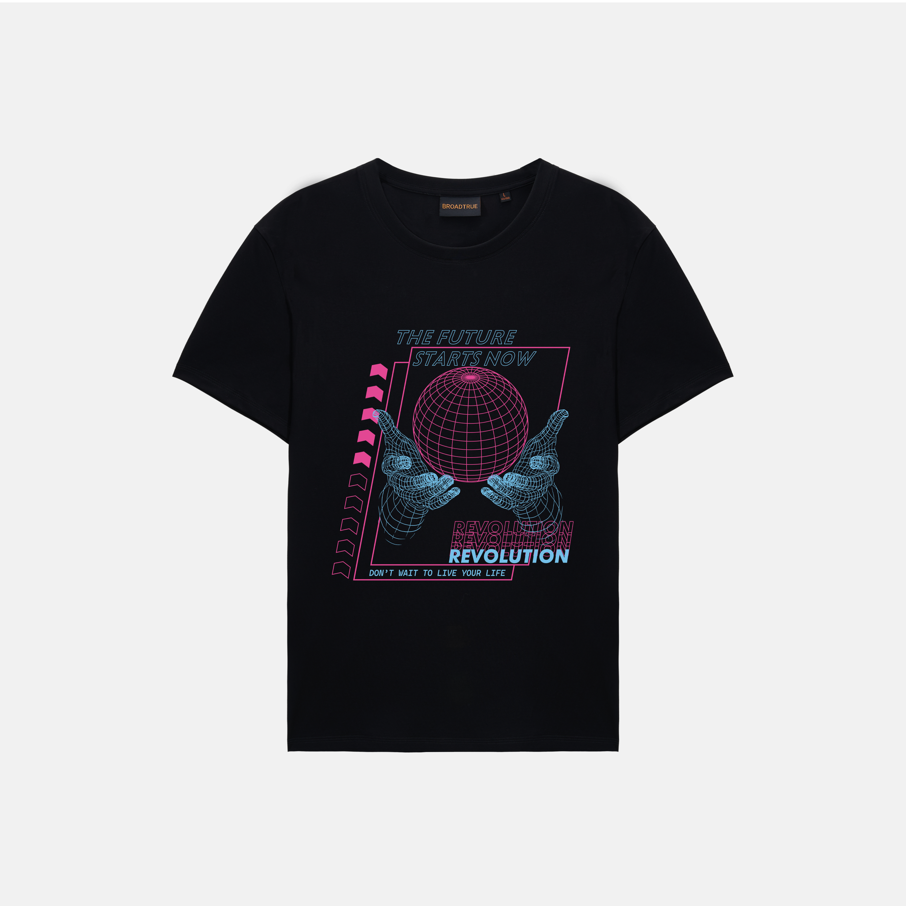 Breathable Comfort Tee with Long-lasting Print - Unisex Casual Shirt