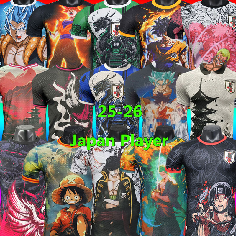 2025/2026 Japan Soccer Jerseys MINAMINO special 25 26 Player Version Dragon Cartoon Wukong Cherry blossom Samurai Devil Slasher KYOGO KAMADA Men football shirts