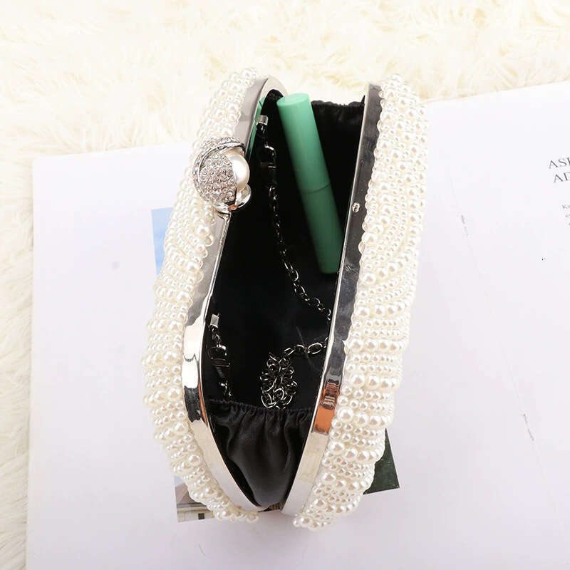 Dinner Bag Banquet Elegant Celebrity Qipao Dress Diagonal Cross Chain Handheld Bag Pearl Evening Gift Bag KQ