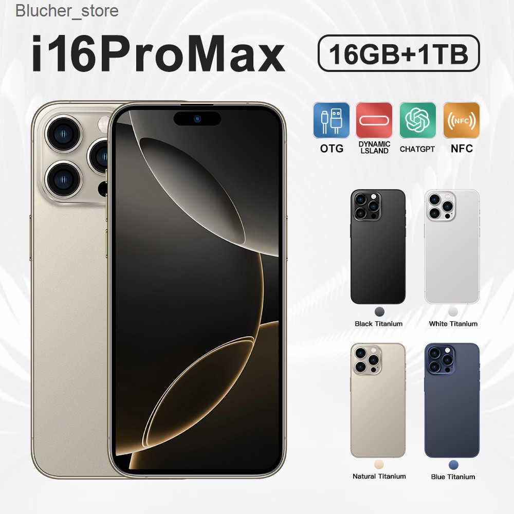 New i16ProMax Smartphone 4G All Network Android Phone Available z250507YPJV