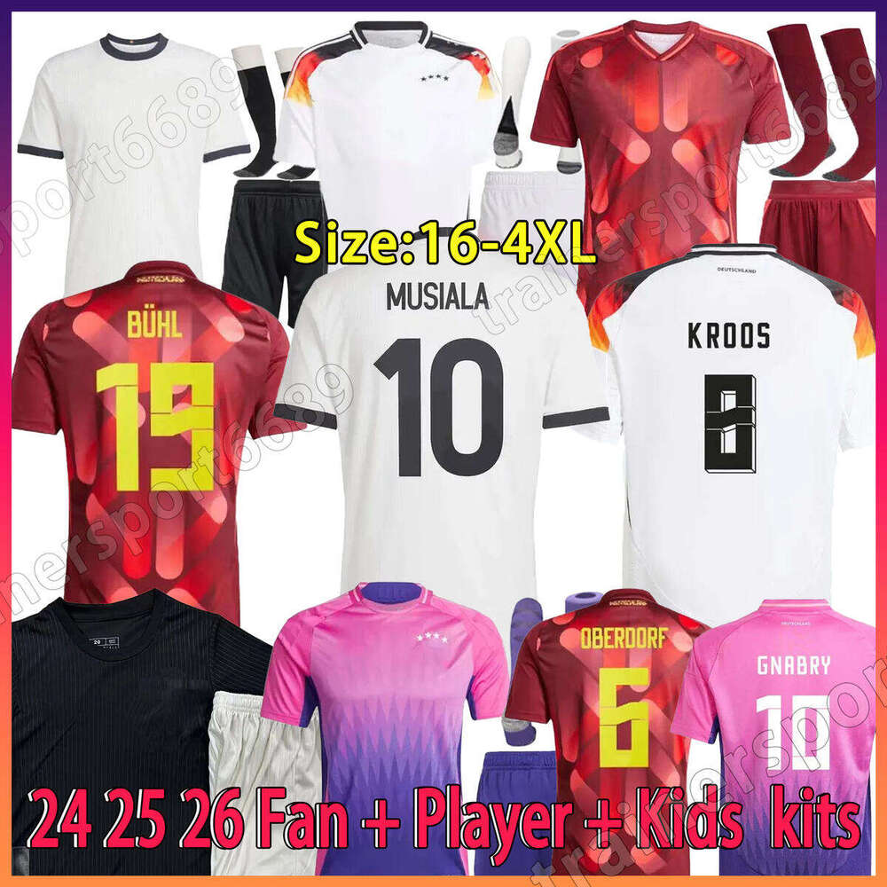 2025 Germany 125-Year Anniversary woman Soccer Jerseys Player HUMMELS KROOS GNABRY WERNER MUSIALA MULLER HAVERTZ WIRTZ PAVLOVIC OGAN Men Football Shirts Kids