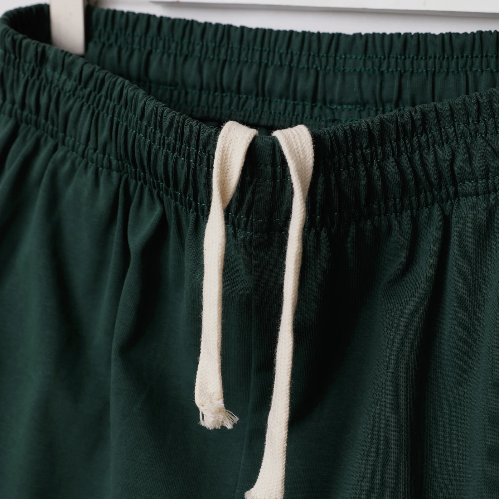 320g heavy cotton mens shorts Tshirt set sports pants 250430Z