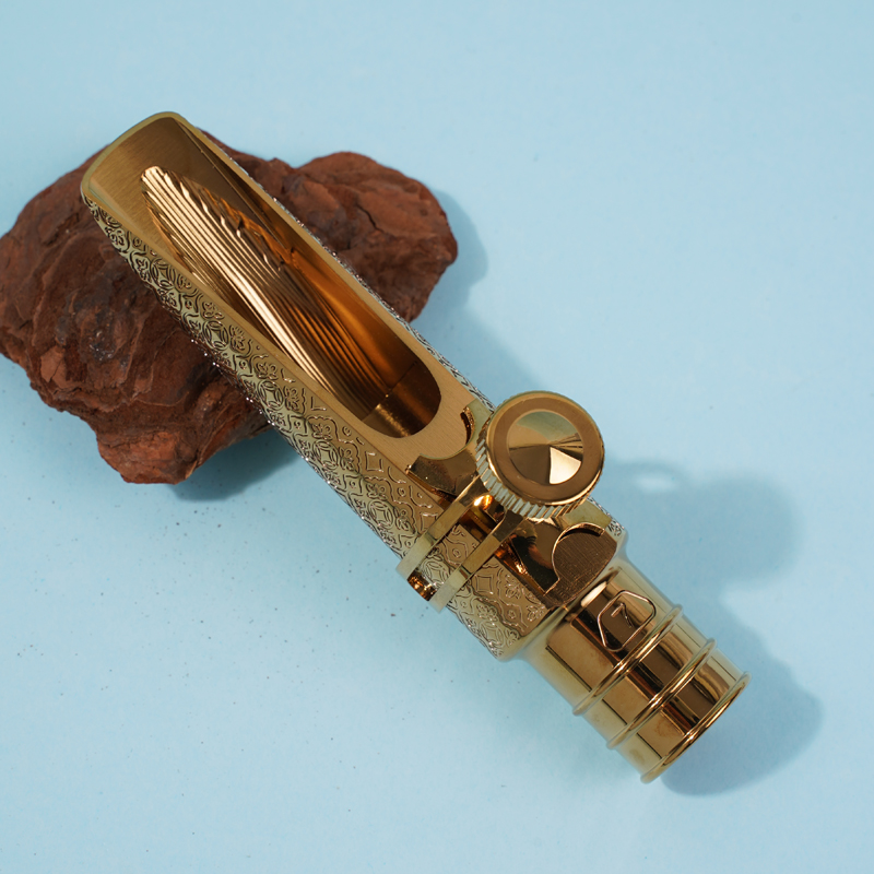 Sax metal flute head frosted tenor flute head tenor mouthpiece mouthpiece musical instrument accessories hot-sale