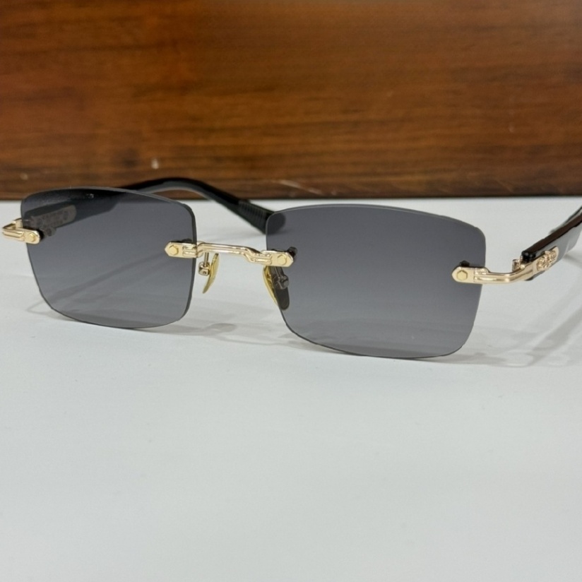 High Quality Men Sunglasses Classic Luxury Designer Women Glasses Titanium Punk Business Design Prescription Spectacle Frames UV400 with box DEEP II S