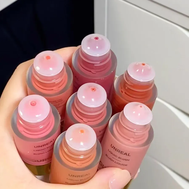 The 7-color Time Hourglass Liquid Blush Is Long-lasting And Does Not Come Off, Instantly Enhancing The Quality Of Visual Makeup