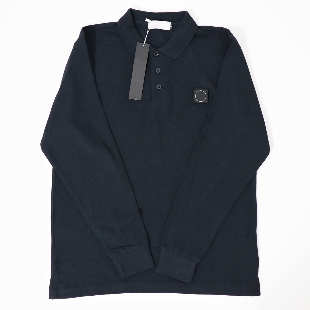 New Men's Polos Long Sleeve Shirt Spring And Autumn High Quality Men Women T Shirts Long-sleeved Shirts Streetwear Casual Man Clothes Tees