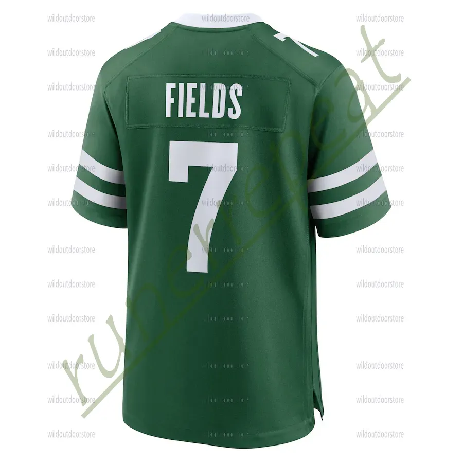 Custom 7 Justin Fields Football jerseys Gardner Rodgers Allen Davis Hall Nwangwu Adams Charles Corley Men Women Youth Embroidered Letter Number Design