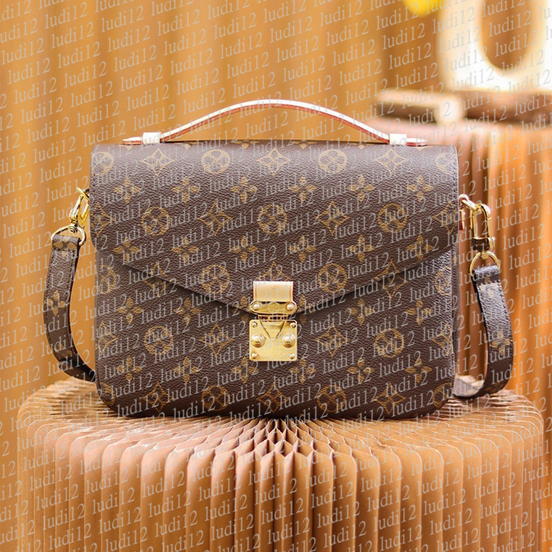 High quality pochette metiss Womens crossbody shoulder bag Original designer handbag mirror quality New leather chain bag Sheet music bag underarm Bag wallet tote