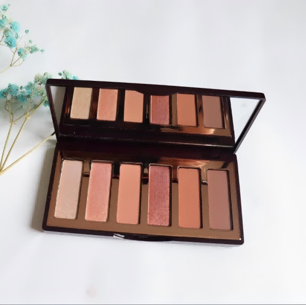 Eye Makeup Darling look 6 Colors Easy Eye Shadow Palette PRIME PREPARER ENHANCE REHAUSSER Smoke OMBRER 5.4g Different Color Glitter Brighten Matte Shi