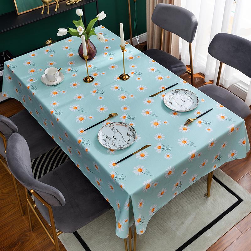 XX0363 new high-end light luxury tablecloth waterproof, oil-proof, scalding-proof and wash-free PVC simple tablecloth tablecloth coffee table cloth