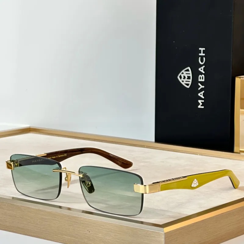 Maybach Eyewear Luxurious Qualit Yoriginal Goods Sunglasses for Men Women Candy Color Shades Classic Goggle Beach Fashion Eyeglasses THE ARTIST III Size 56-18-140