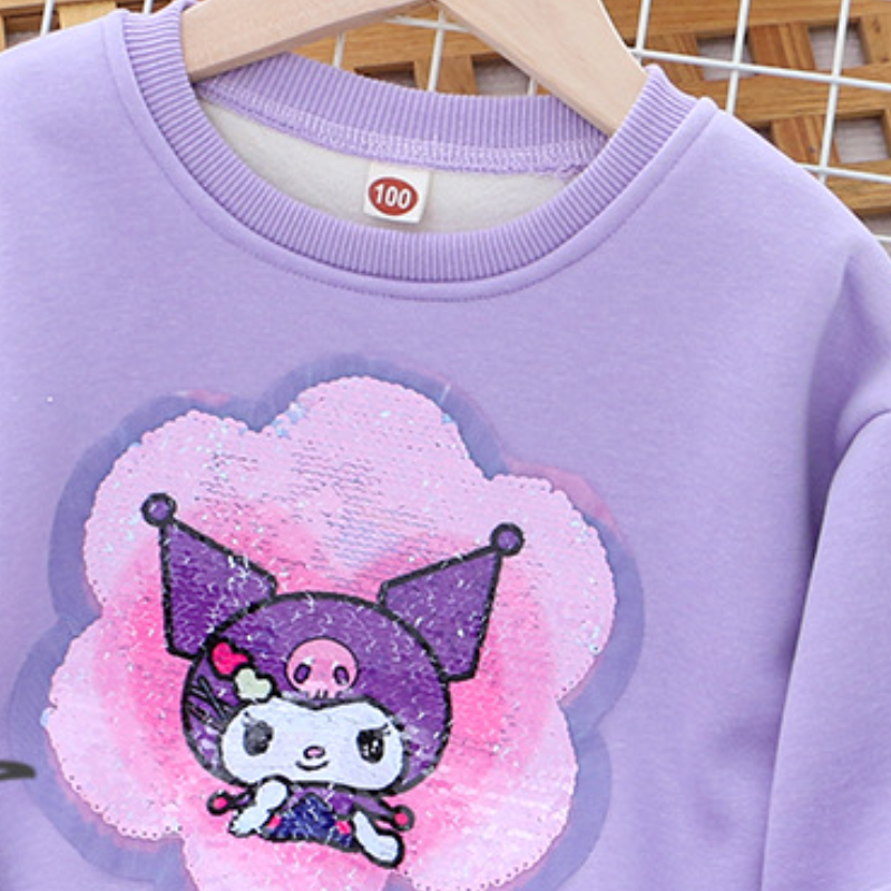 DISNEY Frozen Elsa princess Kids designer clothes Children winter clothes girls' clothes color-changing sequin top thickened.