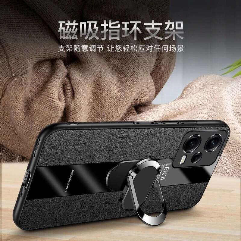 F5 Magnetic Ring Stand Phone Case POCO X6 X7 Pro F7 Leather Shockproof Bumper Cover For Xiaomi 15 Ultra
