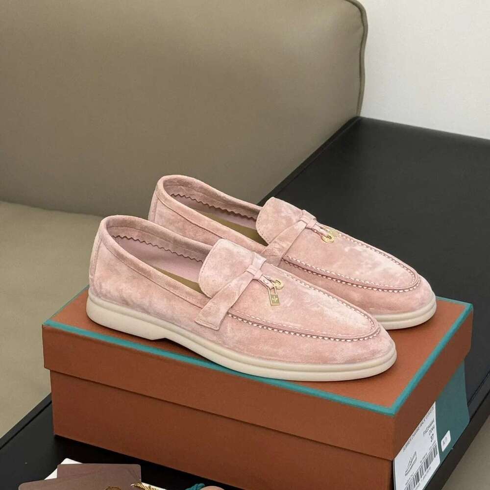 Vintage Leisure Flats For Men Women Casual Ankle Boots Soft Suede Lycra Lace Up Comfortable Round Toe Flat Sole Shoes