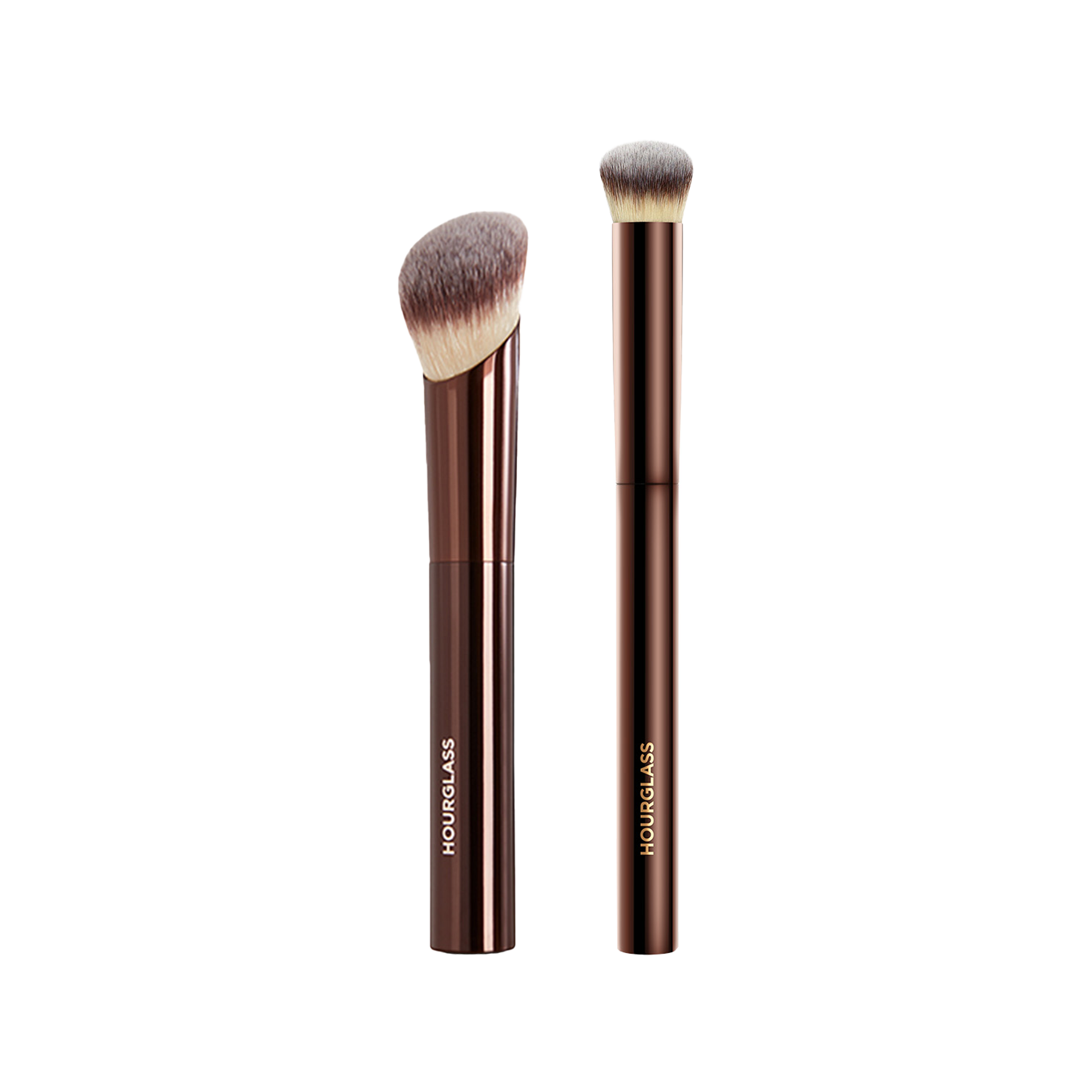 Hourglass Complexion Brush Set Ambient Soft Glow Foundation and Seamless Finish Concealer Makeup Brushes Kit 2pcs