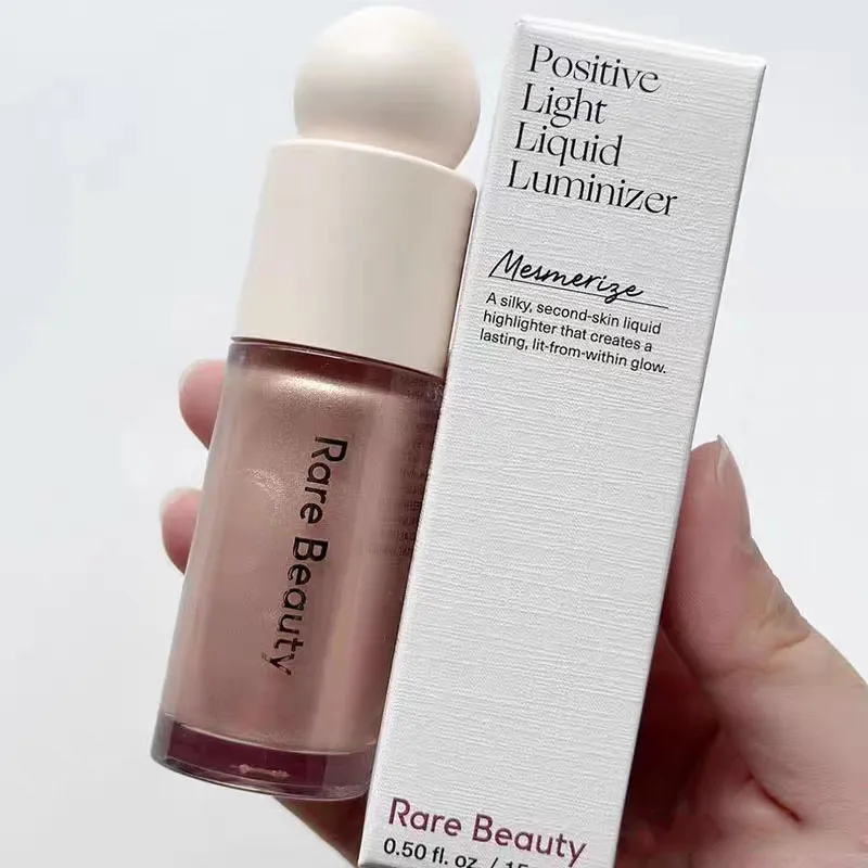 New 15ml Rare Beauty Positive Light Luminizer Makeup Highlighter Enlighten Face Cosmetics Good Quality Liquid Highlighters free shipping