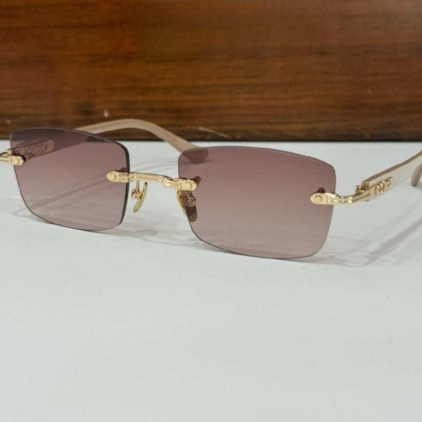 High Quality Men Sunglasses Classic Luxury Designer Women Glasses Titanium Punk Business Design Prescription Spectacle Frames UV400 with box DEEP II S
