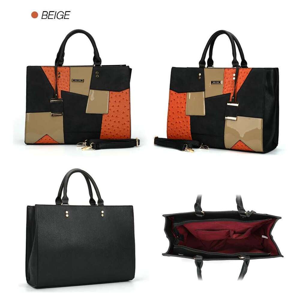 Large Ladies Handbags Single-shoulder Crossbody Handheld Triple-use Satchel Portable Leisure Bag