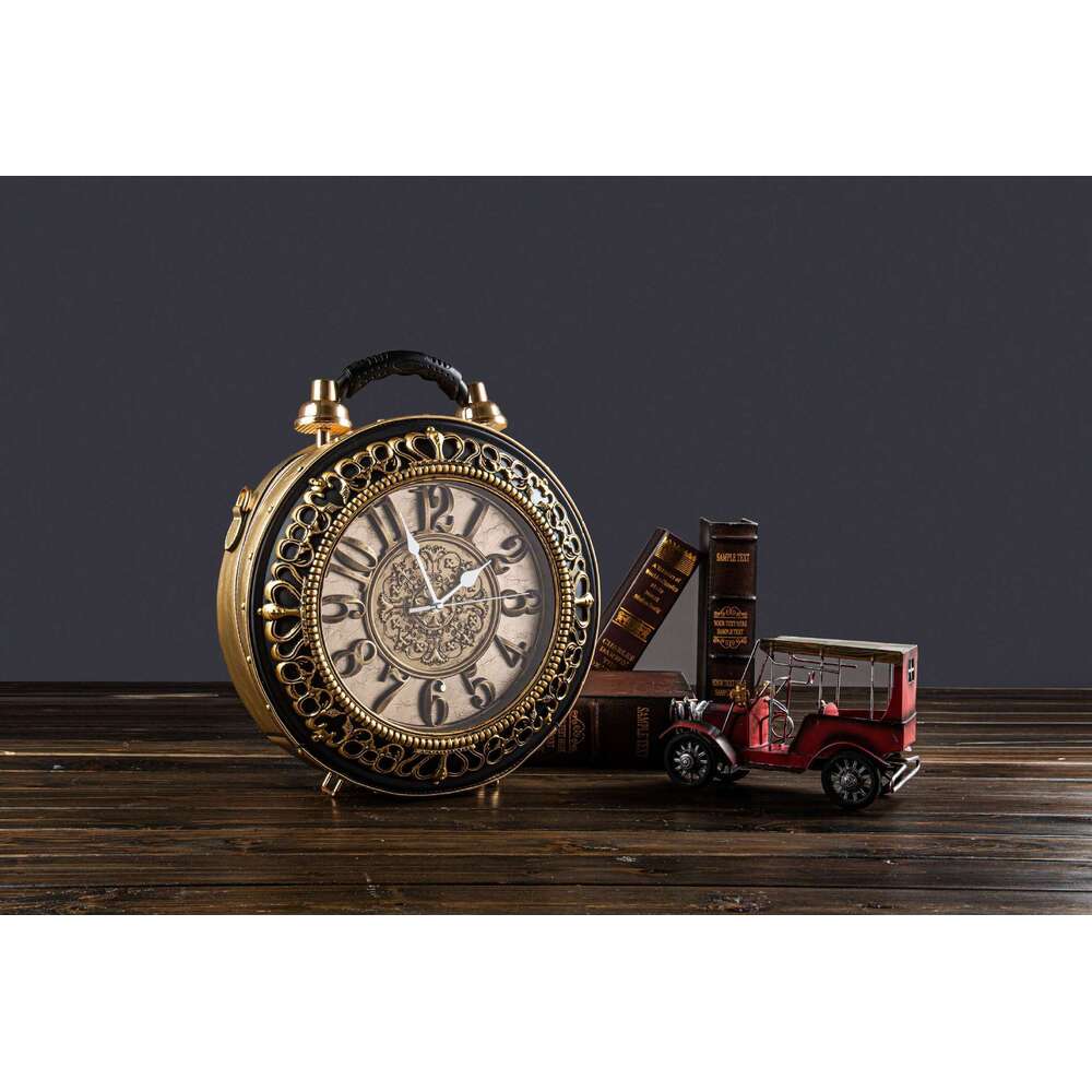 Temu specializes in personalized fashion diagonal cross bag, Roman creative clock design handbag