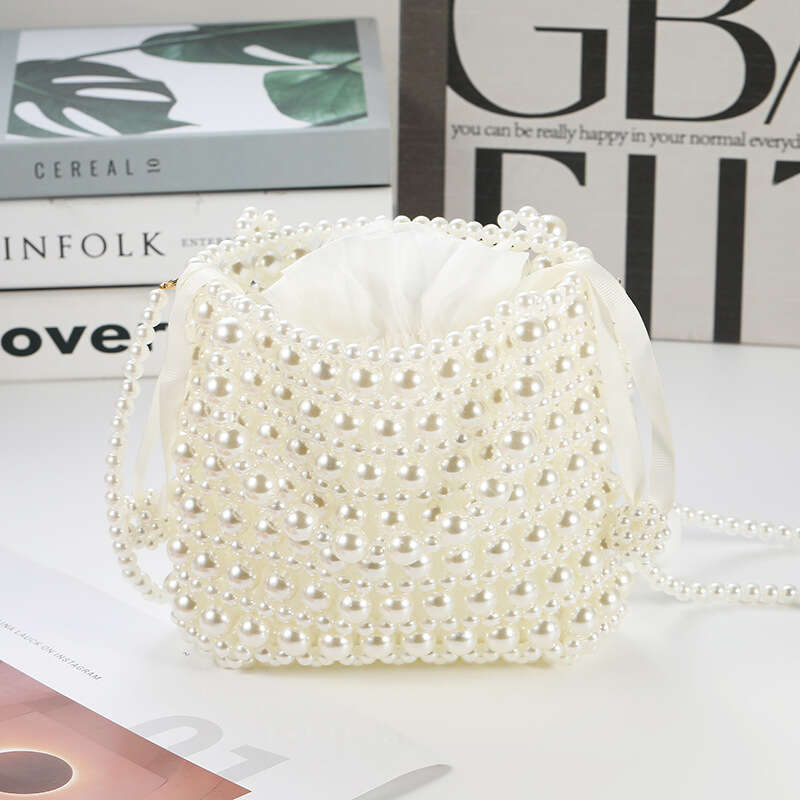 Dinner Bag New Pearl Handbag Korean Creative Fashion Simple And High End Banquet Bag Crossbody Bag KQ