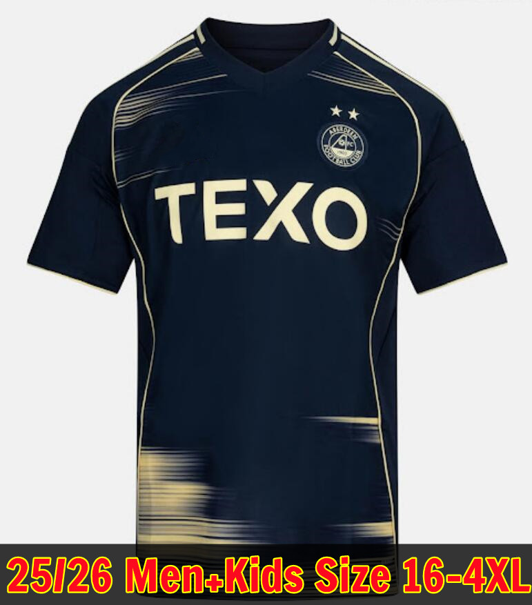 Size S-4XL Aberdeens FC 25 26 Special Kit 2025 Day of Aragon Soccer Jerseys home away 3rd Football Shirt Uniforms Men Kids Kits sold