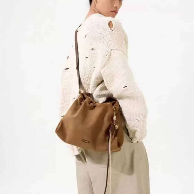 Designer bag 57 2025 New High-Capacity Commute Handbag Brand Design Garbage Genuine Leather Women Hobo Fashion Shoulder Bag