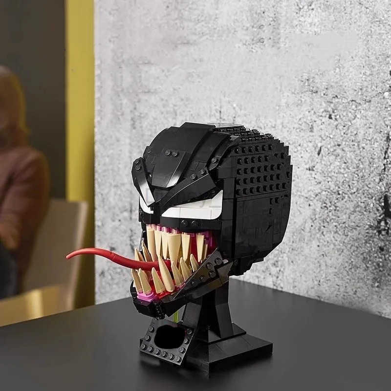 Disney toys Venom Mini Building Blocks Marvel Holocaust Head Superhero Spider Man MOC 3D Model DIY Building Blocks Childrens Christmas Gift Toys Y2505