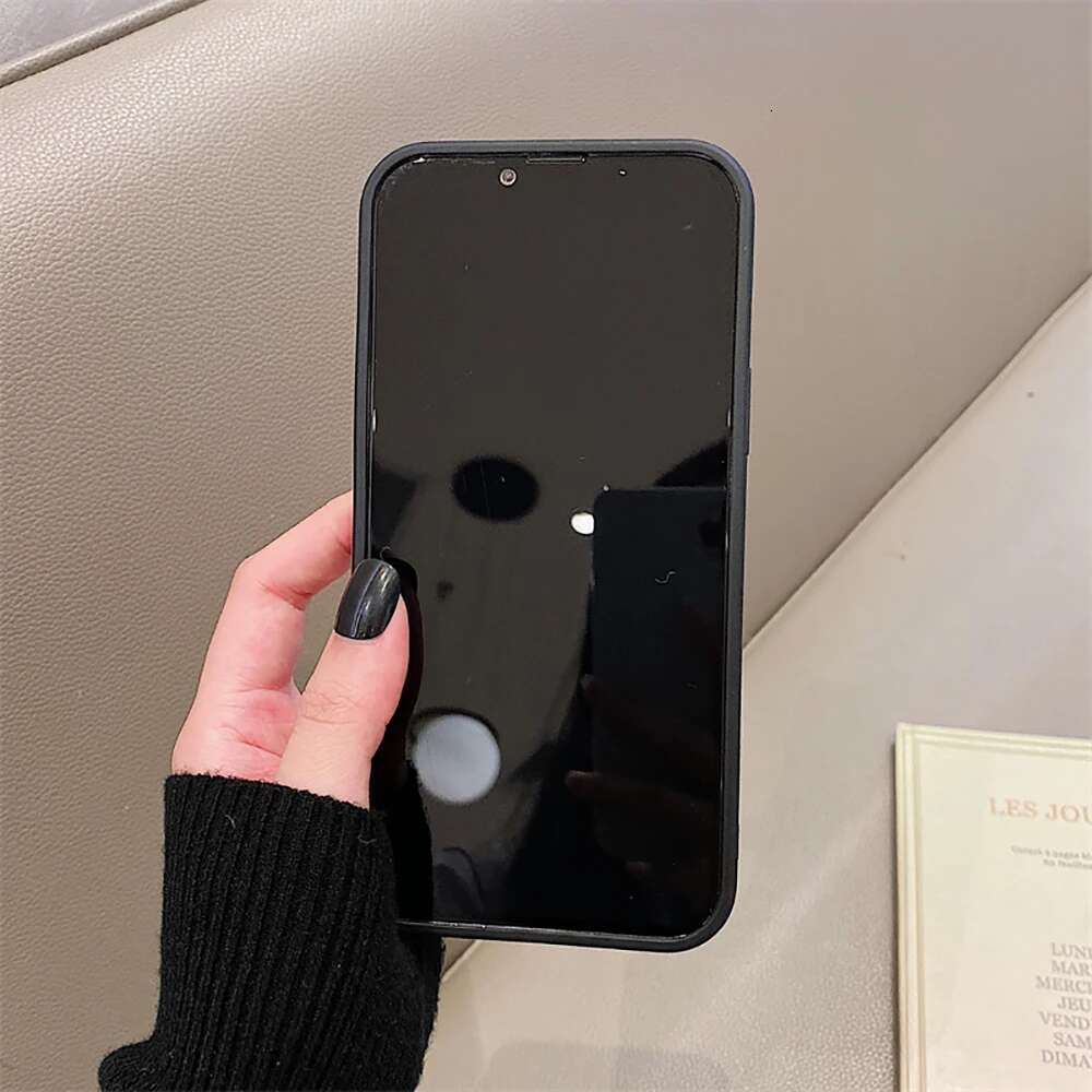 Cute Denim Fabric Embroidery Flower Winter Warm Phone Case For iPhone 15 14 13 12 11 16 Pro Max XS XR X Silicone Cover Protector