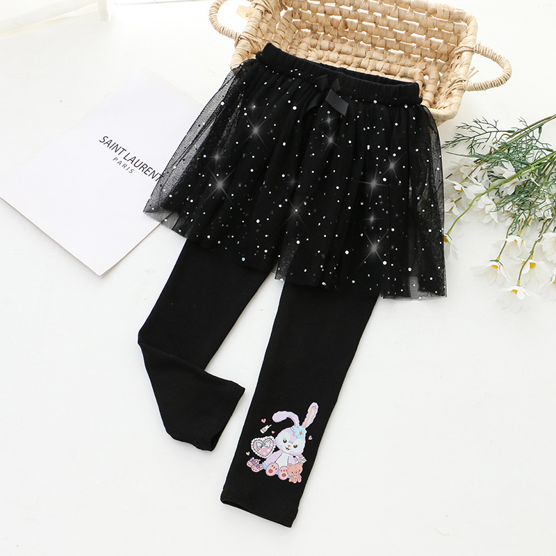 DISNEY Frozen Elsa princess kids designer clothes Children's clothes new spring and autumn girls skirt pants cartoon printing.