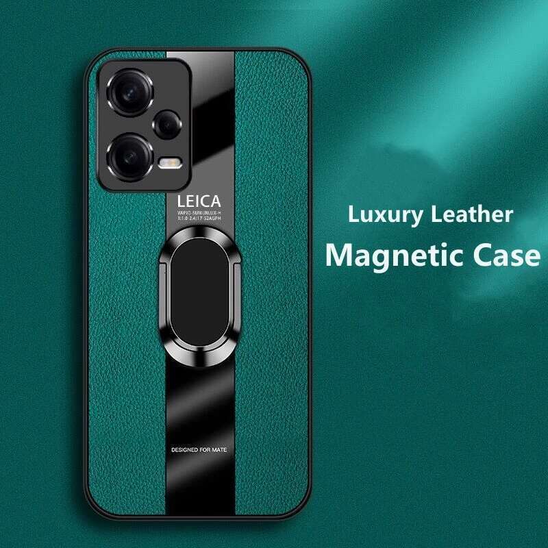 F5 Magnetic Ring Stand Phone Case POCO X6 X7 Pro F7 Leather Shockproof Bumper Cover For Xiaomi 15 Ultra