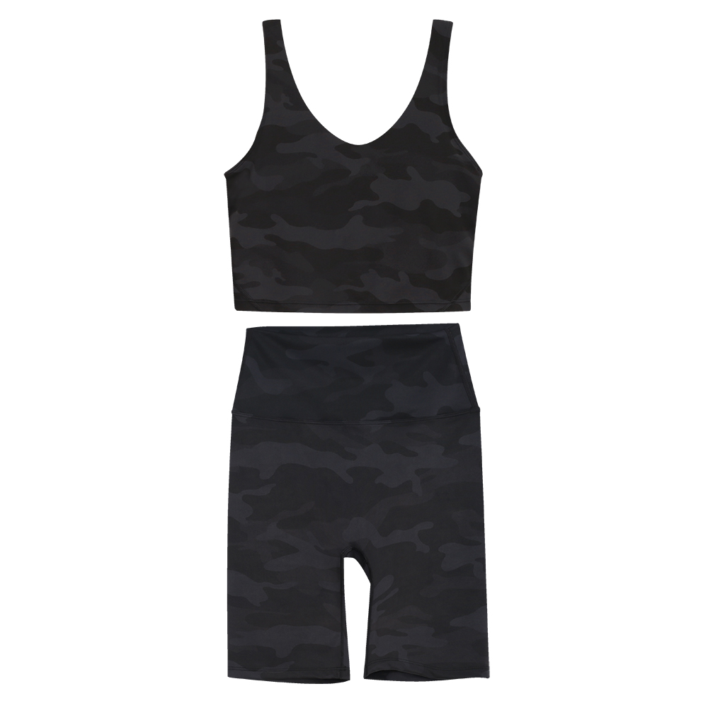 Womens Yoga Sets Push Up Fiess Shorts Sports U-Bra Back Cross High Waist Elastic Sportswear Outfits Gym Suits Cloth Running Workout Tracksuits gym set