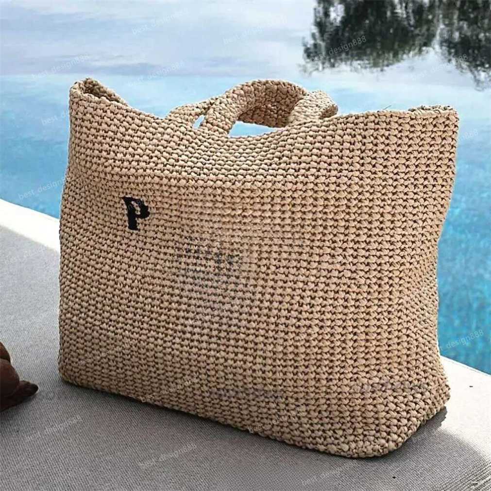 Totes Fashion Triangle handbag Beach Bag designer tote bags for womens weave Raffias top handle beach bag shopper weekender clutch fashion Crossbody Shoulder 105
