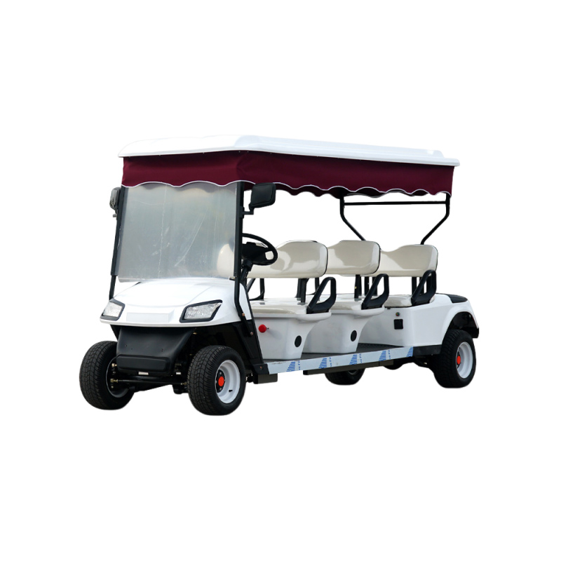Golf Cart Tourist Attraction Tour Hotel Shuttle Patrol Ferry Off road Electric Golf Sightseeing Vehicle