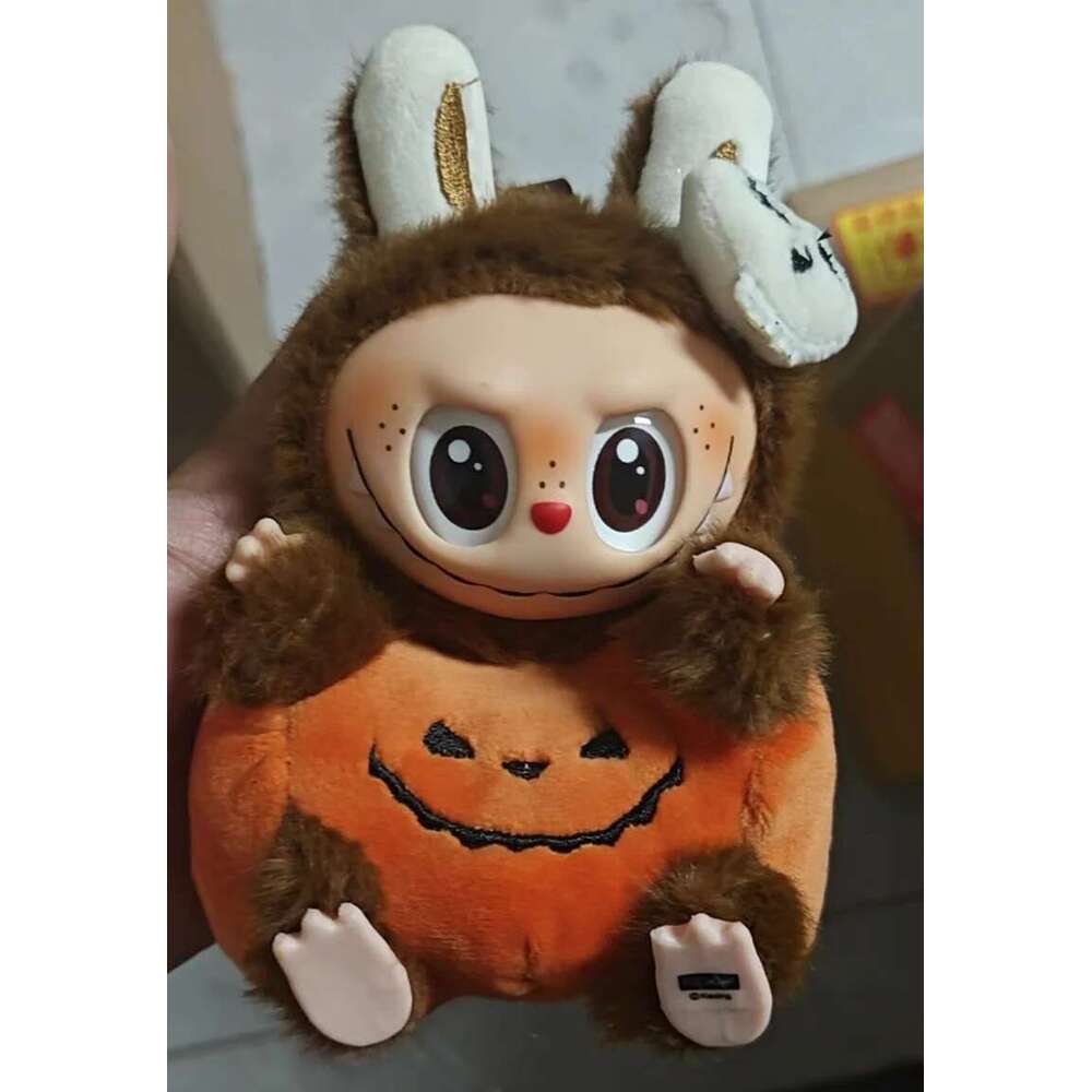 Lababu Halloween Blind Box Series Pumpkin Monster Carnival hots Vinyl Plush Doll Pendant For Gift Giving
