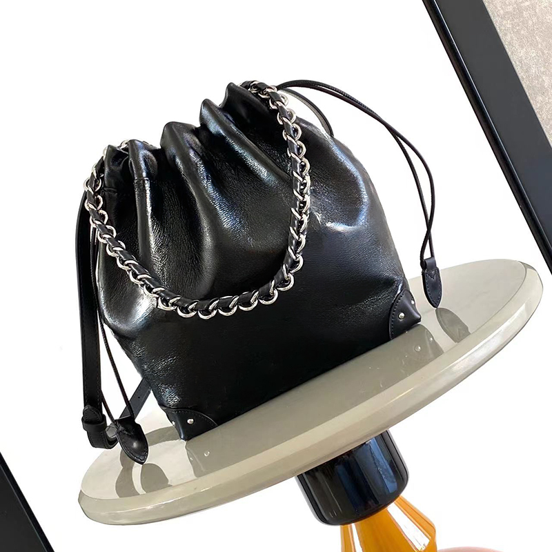 Exact Mirror Quality Noe Trunk PM Bucket Bag Lambskin Leather Shoulder Bag Designer Crossbody Bag Women Handbag With Gift Box LN09C2