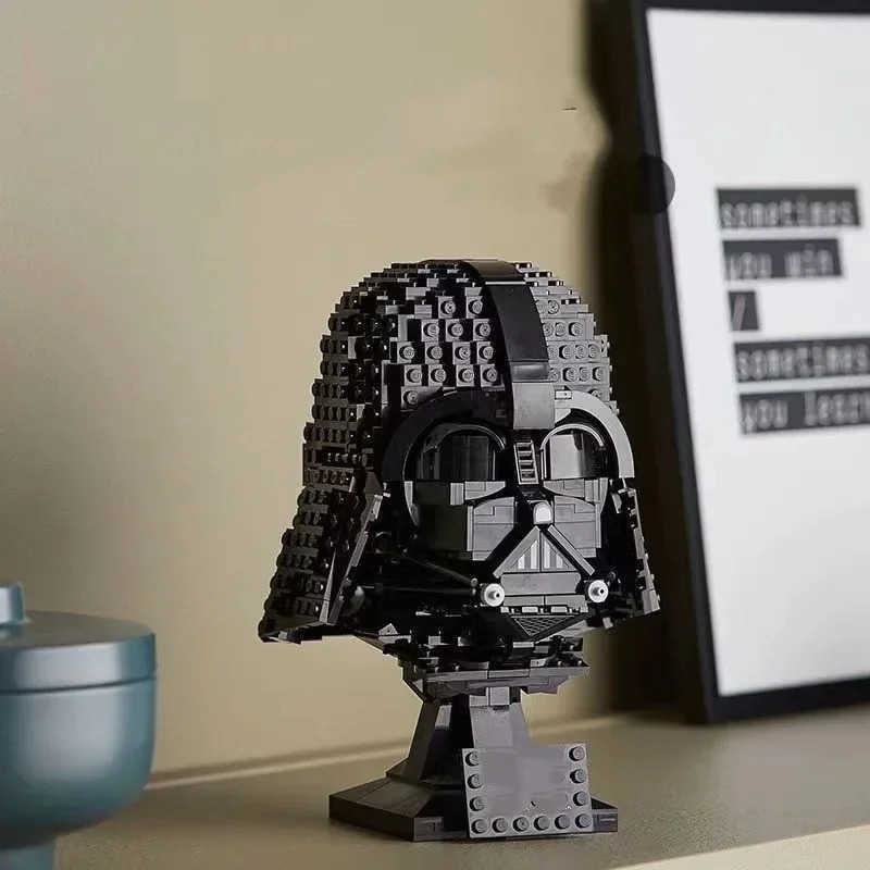 Disney toys Marvel Super Heroes Building Blocks Darth Vader Venom Spiderman Ironman Head Assembly 3D Model Mini Brick Toy For Christmas Gift Y250507