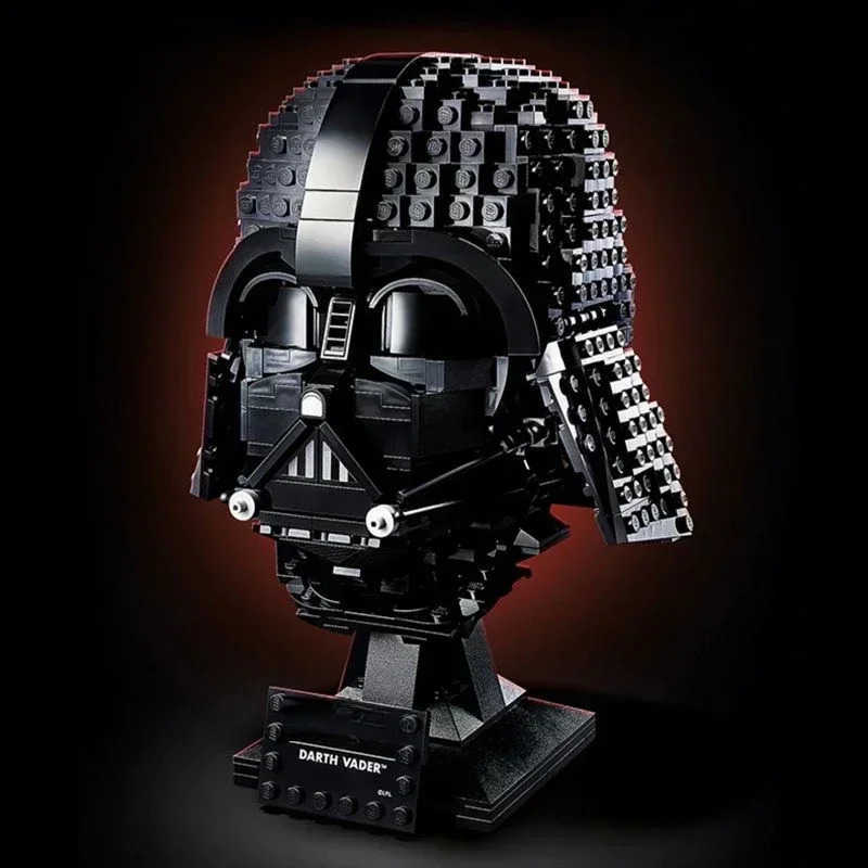 Disney toys Classic Movie MOC Assembly Compatible 75304 DIY Design Helmet Bust Model Building Blocks Bricks Toys For Kids Birthday Gift Y250507
