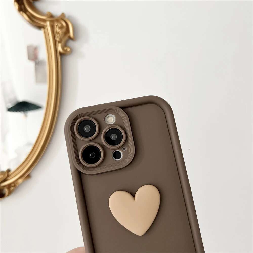 3D Love Heart Wrist Chain Phone Case For Samsung Galaxy S25 S24 S23 S22 Ultra S21 Plus S20 FE Note 20 Hang Strap Lanyard Cover