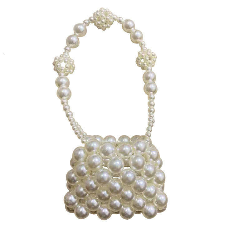 Dinner Bag Celebrity French Fairy Change Small Handwoven Beaded Pearl Mini Mouth Red Crossbody Bag KQ