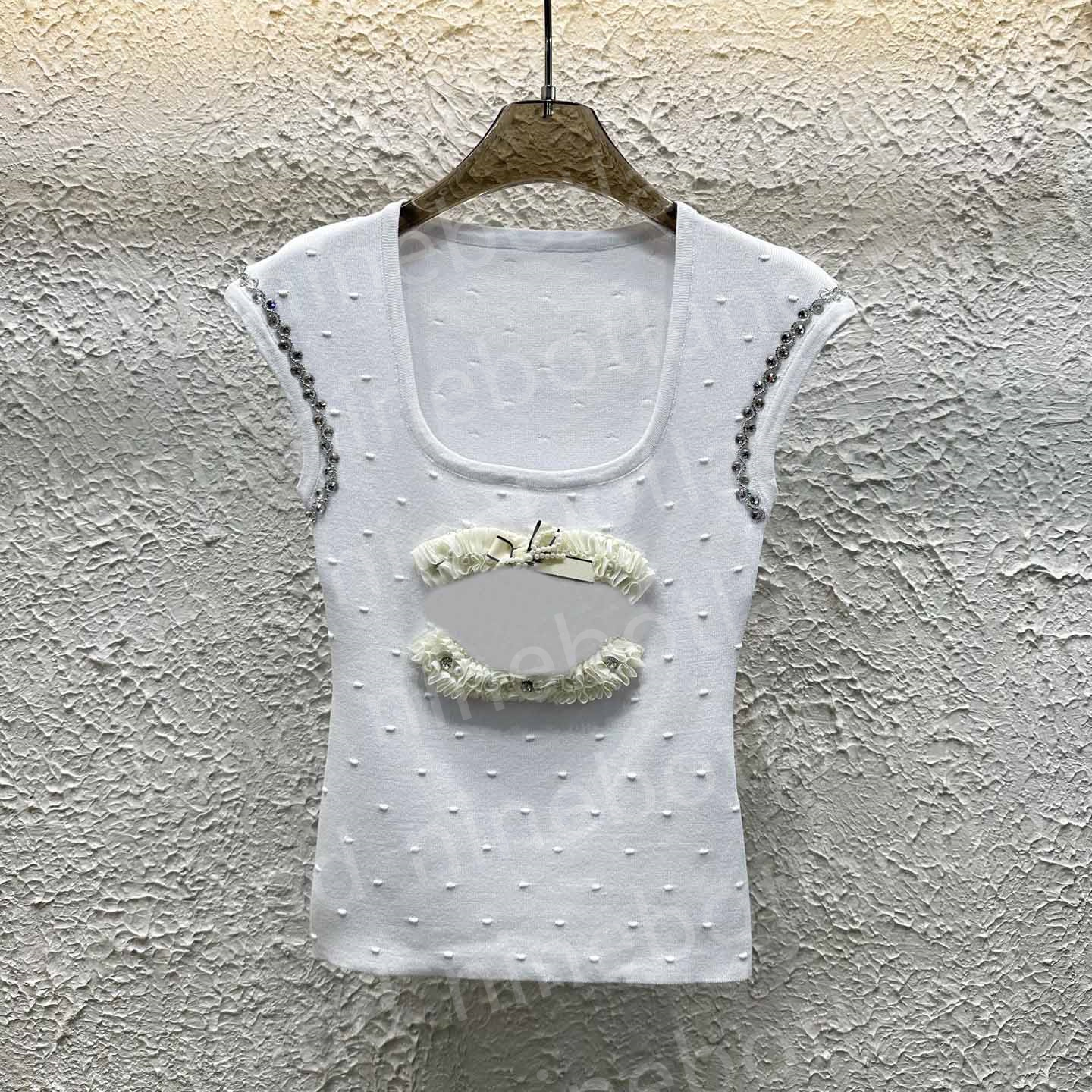 Multi Style Designer Sexy Girls Tanktop Embroidery Tanks Summer Knitted T Shirt Women Sleeveless Tank Top Clothing Y2K Vest Sport Yoga Tops