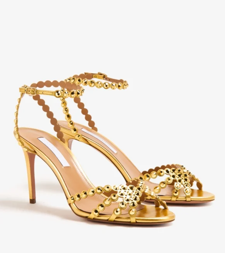 Women Tequila Sandal High Heels Crystal Embellished leather sandals Girls Dress Party Pumps Ankle Strap Tequila Shoes 85mm Heel